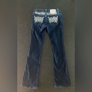 Miss Me Jeans, size 26 Dark Blue Mid-Rise/Easy-boot